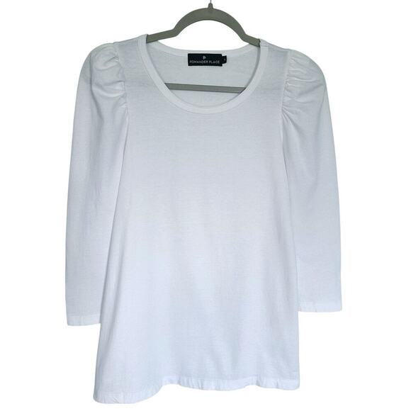 Tuckernuck Pomander Place White Vesty Long Sleeve Crewneck Size Small - Picture 3 of 8